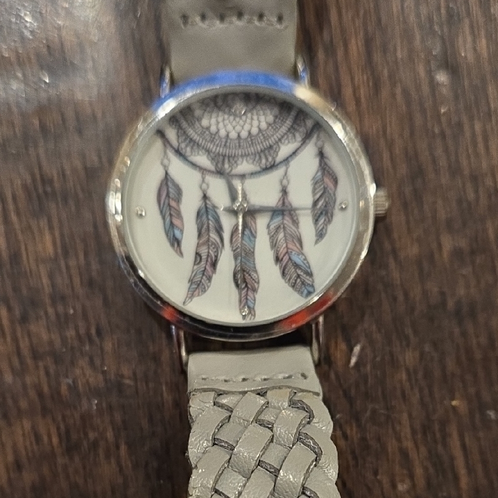 Dreamcatcher Design Watch with Braided Strap
